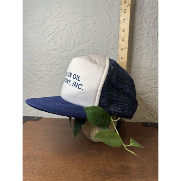 Vintage Bricyn Oil Company Trucker Hat SnapBack Foam Mesh KAP II 80s Niche - Picture 7 of 10